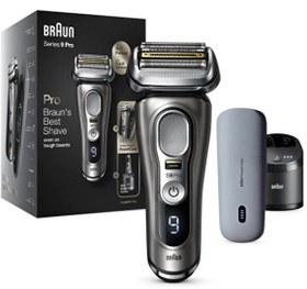 Resim Braun 9 Serisi Pro 9475CC Şarjlı Islak ve Kuru Tıraş Makinesi + Şarjlı Seyahat Kabı 