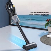 Resim Güçlü Kablosuz El Tipi Elektrikli Süpürge Seti - Hafif, Yüksek Verimli Emiş Ev & Araba Kullanımı İçin, USB Şarjlı 1800mAh Lityum Pil, Noel, Yeni Yıl, Sevgililer Günü İçin Mükemmel Hediye 