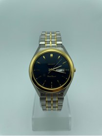 Resim Orient Erkek Quartz Kol Saati | Siyah Kadran & Çelik Bilezik | Gün & Ay Takvimli - 2 YIL GARANTİLİ 