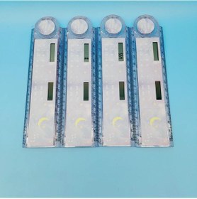 Resim Hesap Makinesi Katlamalı Mavi Ay Şekli Çok Fonksiyonlu Cetvel Yaratıcı Yüksek Değerli Sti Net Kırmızı Dğ. Ölçüm Cihazları 55853952 