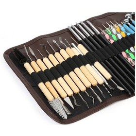 Resim Seramik Heykel Polimer Kil Şekilendirme Modelaj Detay Seti 31 Par 