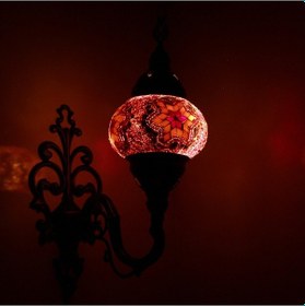 Resim Dekoratif DESENLİ MOZAİK DUVAR LAMBASI 