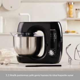 Resim Homend Profashion 3082H Stand Mikser Siyah 5.2 Litre 