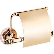 Resim Pure İstanbul Lüks Kapaklı Kağıtlık Gold Kmr-8010 