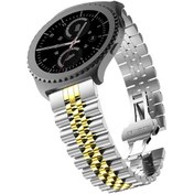 Resim Samsung Uyumlu Galaxy Watch 42Mm Kordon 20Mm Şeritli Metal Kordon 36 