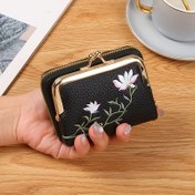 Resim Yeni Mini Kadın Bozuk Para Cüzdanı Moda Niş Küçük Cüzdan Kadın Büyük Kapasiteli Akordeon Kart Çantası 