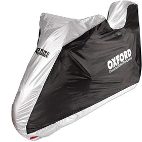 Resim Oxford Motosiklet Aquatex Arka Çantalı Kılıf Small Siyah-Gri CV201 