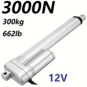 Resim Yüksek Güçlü 3000N Elektrikli Lineer Aktüatör - Sessiz, Düşük Gürültülü Pencere Açacağı Ayarlanabilir Atış (50mm-400mm), 12V DC Güçlü, DIY Projeler İçin İdeal 
