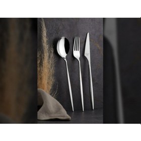 Resim Aryıldız Studio Prestige 89 Parça Çatal Kaşık Bıçak Seti Gümüş 