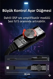 Resim Midex GM-PRO-STB 7.1 Oyuncu Ses Kartı Ve Mikrofon Seti 