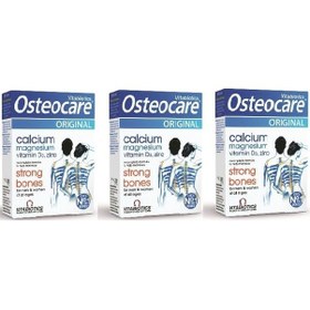 Resim Osteocare-Calcium Magnesium Vitamin D3 Zinc - 30tablet 3 Adet 