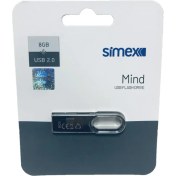 Resim Simex 8gb Mind Secure+ 2.0 Metal USB Flash Bellek 