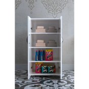 Resim Remaks 110 cm 2 Kapaklı Çok Amaçlı Dolap - Beyaz 
