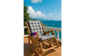 Resim Mymo Dizayn Sallanan sandalye Koltuk, Tv Koltuğu, Dinlenme Koltuğu, Baba koltuğu,Anne koltuğu,Emzirme koltuğu Minder Hariç 