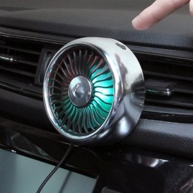 Resim Ally F101 Air Went Araç Havalandırma Mini Fan Vantilatör 