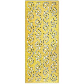 Resim Liar Dekor Liar Ahşap Seperatör (Paravan) - KSP-07 - (10 mm) - (85 cm x 210 cm) - (Gold) 