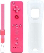 Resim OSTENT Nintendo Wii Konsol Oyunu için Uyumlu Hareket Sensörü Bluetooth Kablosuz Uzaktan Kumanda, Pembe Renk 