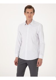 Resim Pierre Cardin Erkek Gri Gömlek Desenli 50307263-vr024 Gri 