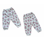 Resim Baby Selen Kız Bebek Pembe Çiçekli Renk 2 Li Tek Alt Pijama 4563217 