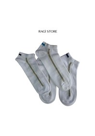 Resim Ragi Store 4'lü Beyaz Dikişsiz Penye Erkek Patik Çorap Beyaz 