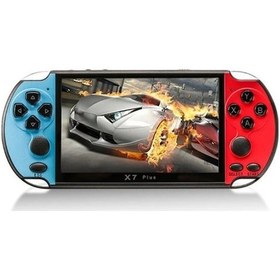 Resim Bosphorusboutique X9 Ve Retromax Oyun Mini Mavi Konsolları Kırmızı İşlevli Hd Gb Ekran Depolama Çok 8 5.1 + Gr 
