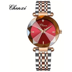 Resim Fochsia Bınbond Kadın Pembe Kasa Zarif Kuvars Kol Saati Paslanmaz Çelik Mesh Kayış Diğer 