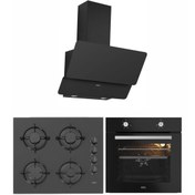 Resim Esty Siyah Ankastre Set (3471 - ACO5335B01 - AEF6601B03 ) 