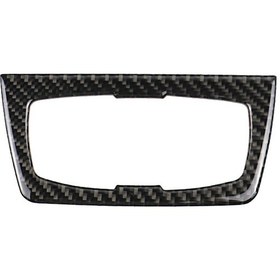 Resim Karbon Fiber Far Anahtarı Düğmeleri Dekoratif Çerçeve 