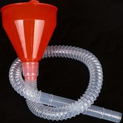 Resim Kompakt & Dayanıklı Esnek Hortum Hunisi Arabalar ve Motosikletler için - Kolay Yağ & Su Dolumu, Sızıntı Yok, Plastik, Benzinli Motor, Uzatılmış Küçük 