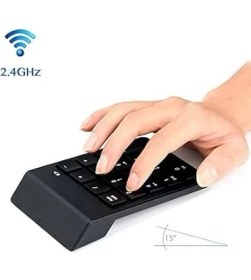 Resim AL-2021 USB Numpad Keypad Kablosuz Numerik Klavye USB Numaratör Tuş Takımı 