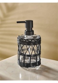 Resim The Mia Rattan Sıvı Sabunluk Siyah 330 Ml Sbn0074 