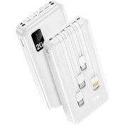 Resim Powermaster Powerway TX209 20.000mAh Kablolu Dijital Göstergeli Fenerli Powerbank Dahili Telefon Stand (MİCRO - 