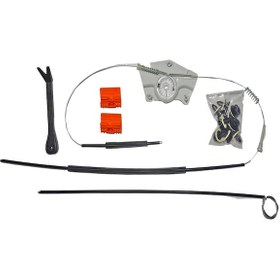 Resim Audi A4 B6-B7 2000-2008 8E0837462 Sag Ön Cam Kriko Tamir Seti Sar 64382042 