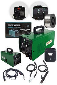 Resim CRAFTERTOOLS Germany 300 Amper Mma-tıg-mıg 3 Fonksiyonlu Invertör Ve Gazsız Gazaltı Kaynak Makinesi M300 