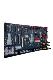 Resim Bodur Profesyonel Delikli Takım Asma Panosu Set No: 01 - (Panolar Dahil) 