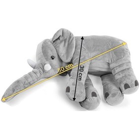 Resim Wellgro Fil Uyku Arkadaşım Peluş Fil Orta Boy 