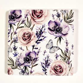Resim Şeker Portakalım Dekoratif Figürlü Doğal Taş Gider Kapağı Banyo Süsü Tekli 10 x 10 cm 