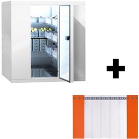 Resim Derin Dondurucu Oda - 1200x2100mm - 3,2m³ - Perde Dahil 