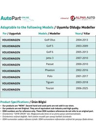 Resim Skoda, Audi, Volkswagen İçin Döşeme Klipsi- 10 Adet 