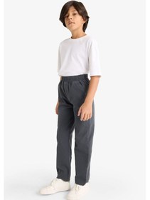 Resim Defacto Erkek Çocuk Beli Lastikli Gabardin Pantolon G3642a825auar104 Antrasit 