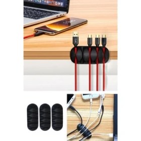 Resim Ozcmax Kablo Kanalı 5 Kanallı Tutucu - 3 Adet 