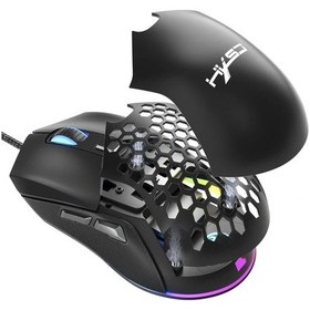 Resim Turcoshop11 Hxsj X300 Rgb Oyun Faresi Pc Laptop İçin Ayarlanabilir Modlar Degisebilir Kasa Siyah X300 