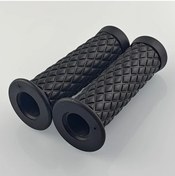 Resim Hightower Siyah 7/8 Ve 1 İnç Motosiklet Tutacak Kaymaz Dayanıklı Konforlu Rubber Grip 