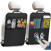 Resim RevuBaby 2 Li Oto Koltuk Arkası Koruyucu Organizer Sıvı Geirmez Araba Koltuk Koruma 