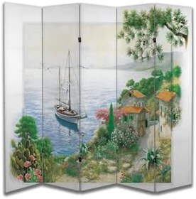 Resim Manzara Temalı Özel Tasarım Paravan Room Divider PRV1107, 180 x 180 