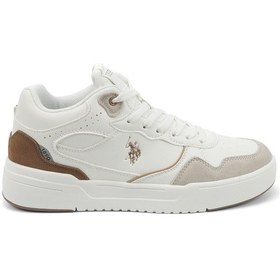 Resim U.s. Polo Assn. Naruna 5pr Beyaz Erkek High Sneaker 000000000102038383 Beyaz 
