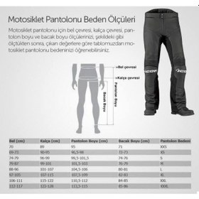Resim Motosiklet Pantolonu Full Korumalı 4 Mevsim Maxdura Kumaş Beyaz Pantolon 