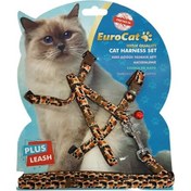 Resim Eurocat Kedi Göğüs Tasması Leopar Desenli 