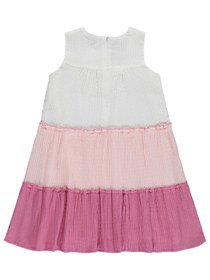 Resim Civil Girls Fiyonklu 6-9 Yaş Elbise - Pembe - Gül Kurusu / 9-10 Yaş 