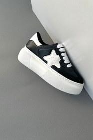 Resim Mupa Shoes Kadın Spor Ayakkabı SİYAH BEYAZ 